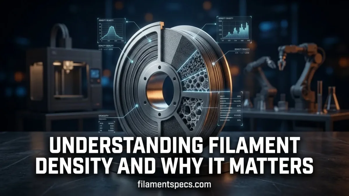 A scientist examines a filament density chart on a computer screen in a lab setting.