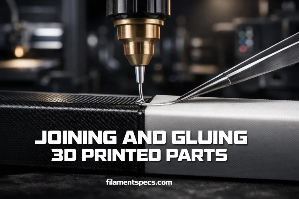 Joining and gluing 3D printed parts for strong, seamless assemblies in 3D printing projects.