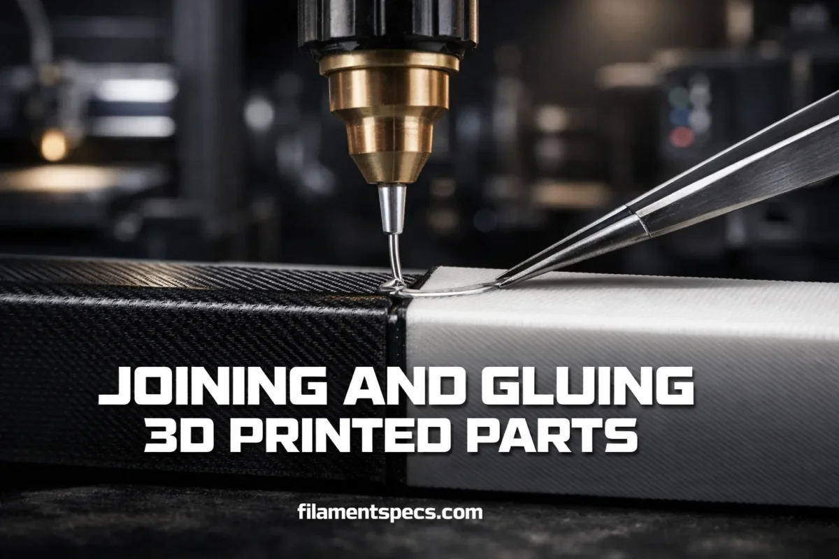 Joining and gluing 3D printed parts for strong, seamless assemblies in 3D printing projects.