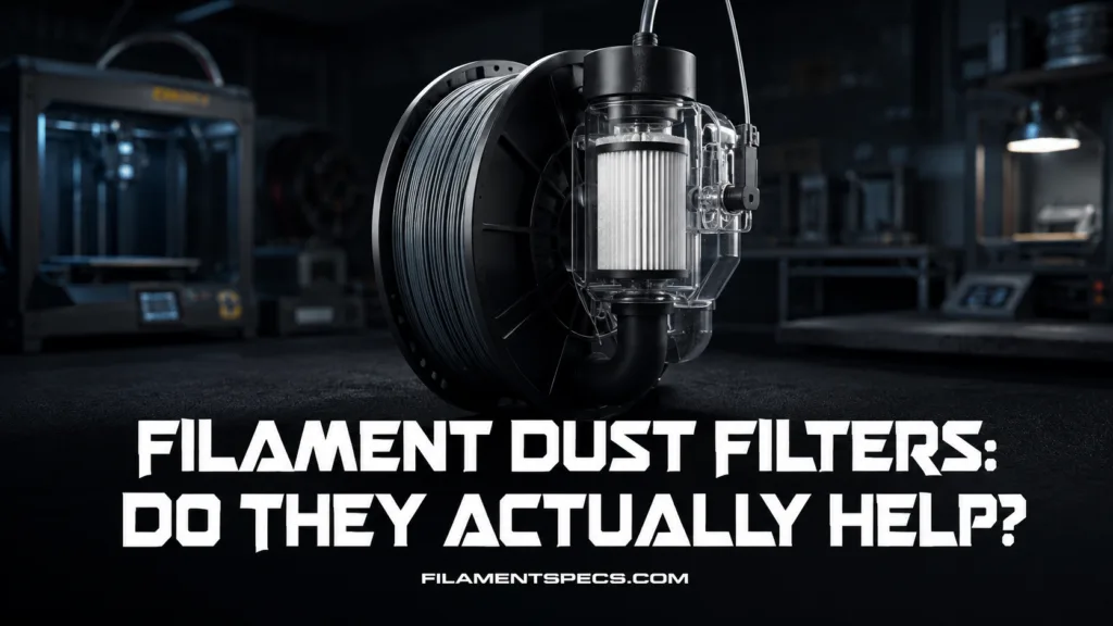 Filament Dust Filters improve 3D printing safety and cleanup by capturing fine dust particles during printing.