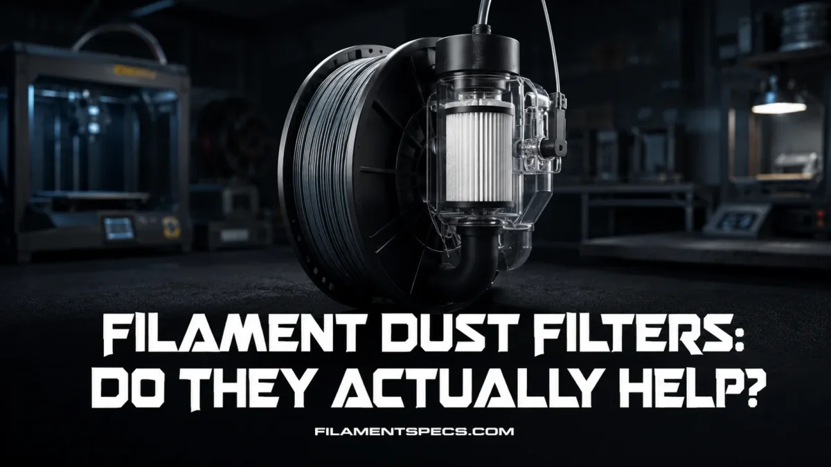 Filament Dust Filters improve 3D printing safety and cleanup by capturing fine dust particles during printing.