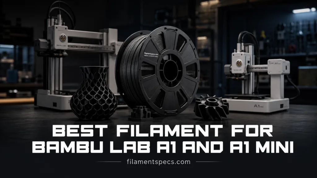 Best filament for Bambu Lab A1 and A1 Mini ensures high-quality 3D prints with easy filament compatibility.