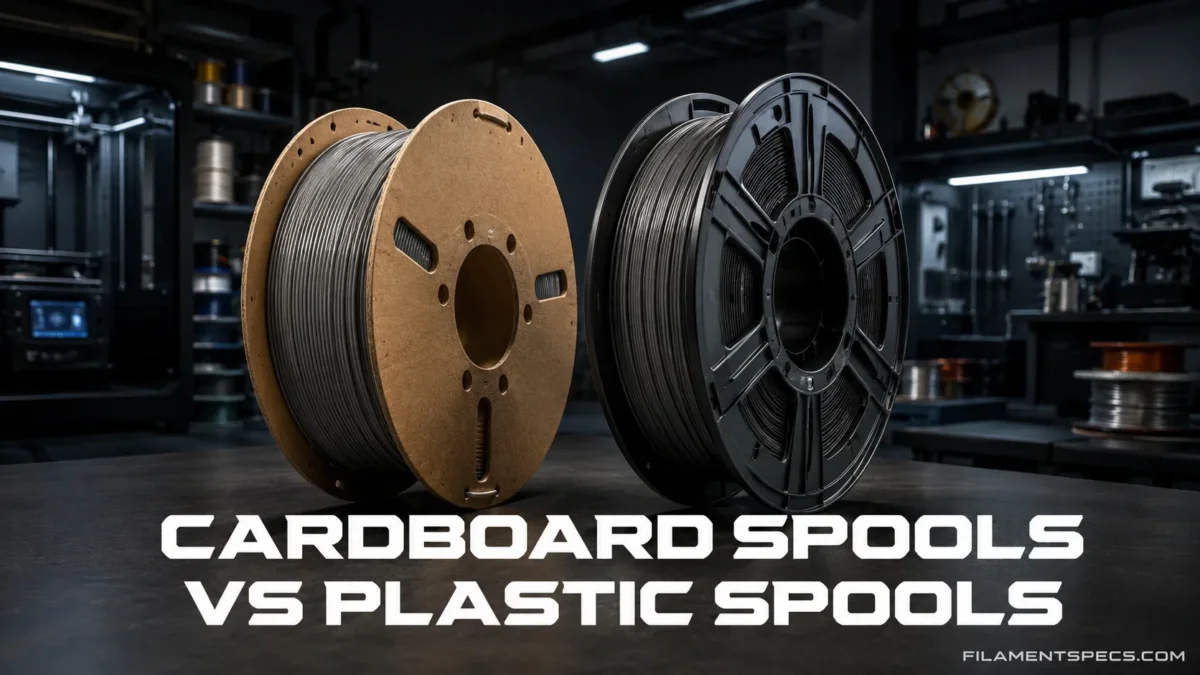 Cardboard spools versus plastic spools for lightweight and durable material storage solutions.
