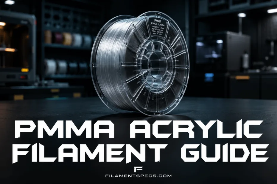 PMMA acrylic filament guide helps you understand the properties and applications of acrylic filament for 3D printing.
