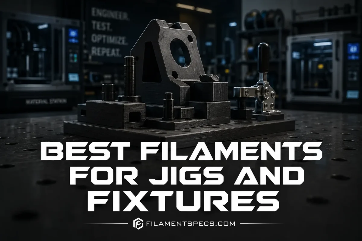 High-quality filaments suitable for creating durable jigs and fixtures for manufacturing processes.